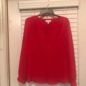Red long sleeve shirt
